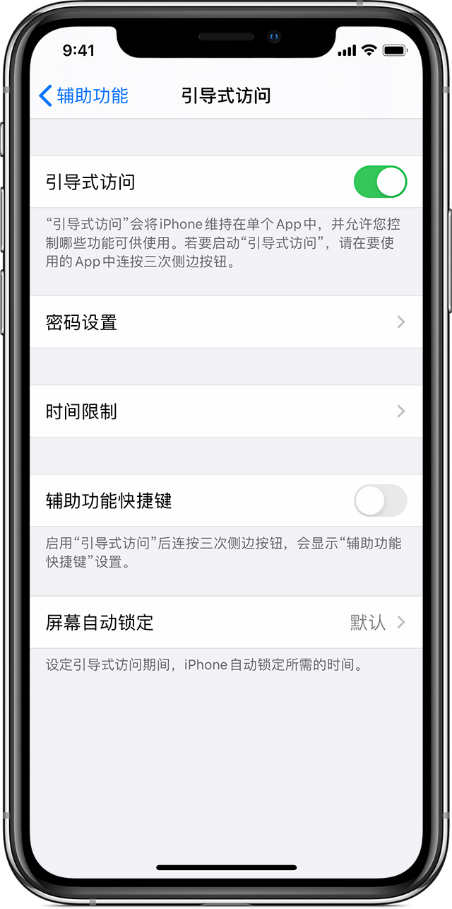 莎车苹果手机维修分享如何在 iPhone 上退出引导式访问 