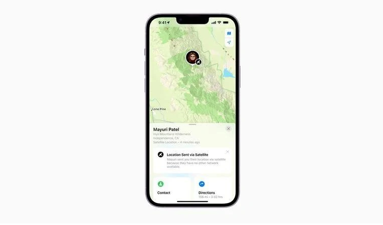 莎车苹果14维修分享iPhone14系列中 FindMy功能通过卫星分享位置方法教程 