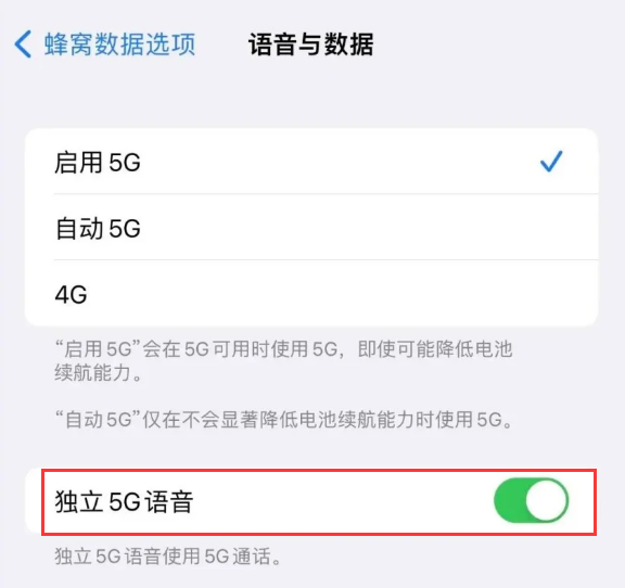 莎车苹果14维修分享iPhone 14 Pro如何开启VoNR 