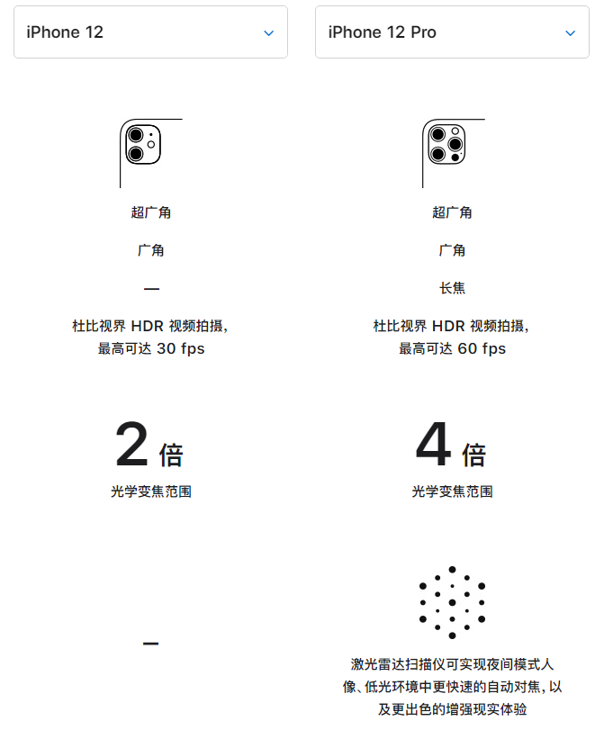 莎车苹果手机维修分享苹果 iPhone 12 与 iPhone 12 Pro 选哪款 